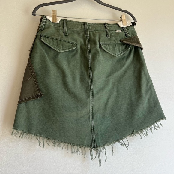 Mother The G.I. Jane Mini Skirt in On the Double - Picture 12 of 16